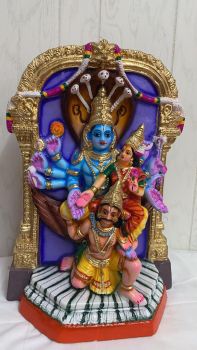Perumal with Lakshmi Idol